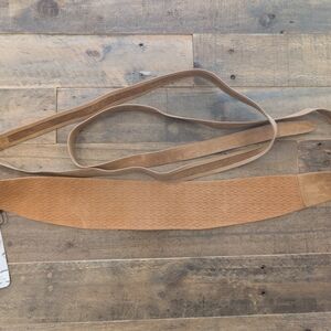 Ada Light Brown Leather Belt